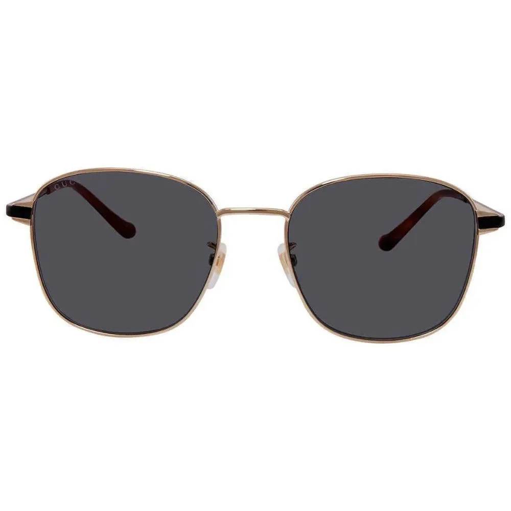 NEW Gucci Grey and Gold Square Men's Sunglasses